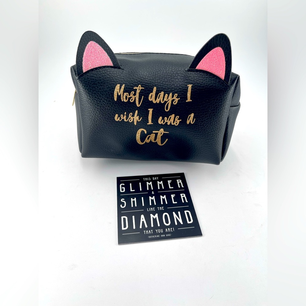Most Days I Wish I Was A Cat - Cosmetic Bag